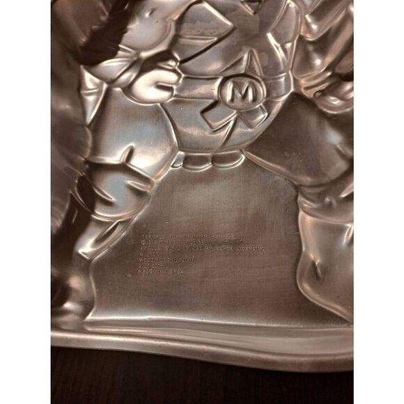 Vintage 89 Wilton Mirage TMNT Michelangelo Cake Pan Teenage Mutant Ninja Turtles - Picture 3 of 3
